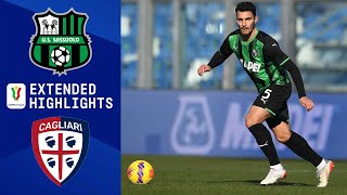 Sassuolo vs Cagliari Extended Highlights  Coppa Italia Frecciarossa  CBS Sports Golazo [upl. by Hinze]