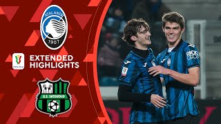 Atalanta vs Sassuolo Extended Highlights  Coppa Italia  CBS Sports Golazo [upl. by Einaffets]