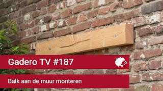 187 Balk aan muur monteren [upl. by Gordan]