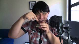 How To Bend The Notes On A Diatonic Harmonica  Christelle Berthon [upl. by Ybrik]