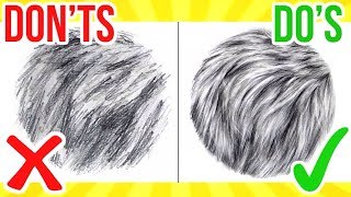 DOS amp DONTS How To Draw Fur  Step By Step Drawing Tutorial [upl. by Aelem907]