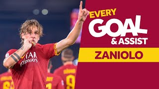 NICOLÒ ZANIOLO  Every goal and assist for Roma so far [upl. by Pearle]