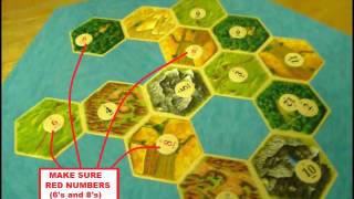 Settlers of Catan Two Player DETAILED Description [upl. by Naltiac]