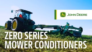 ZERO Series Mower Conditioners  John Deere [upl. by Llezniuq]