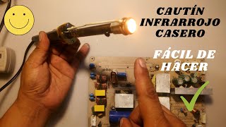 Como hacer un Cautín IR Casero 👍 ¡Fácil de Hacer [upl. by Yreffeg530]