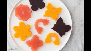 How to make Jello Jigglers  homemade The Recipe Rebel [upl. by Petey75]