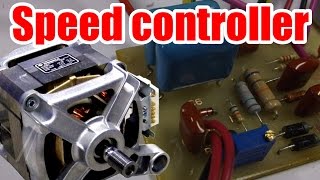 Easy circuit How to make AC Motor Speed Controller Part 1 [upl. by Tirreg]