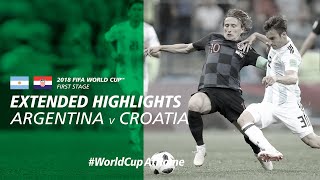 Argentina 03 Croatia  Extended Highlights  2018 FIFA World Cup [upl. by Aaronson]