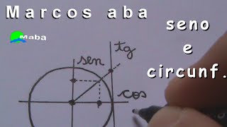 CÍRCULO TRIGONOMÉTRICO  Seno Cosseno e tangente [upl. by Beall]