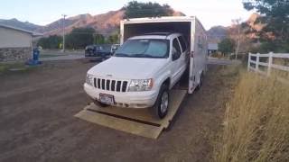 Enclosed Car Trailer Winch Install [upl. by Eliezer]