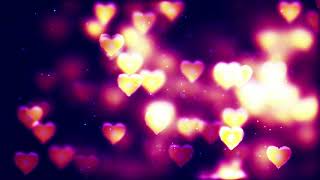 Twohour relaxing screensaver with Valentines day abstract background flying hearts [upl. by Hendrickson]