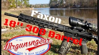 Faxon Firearms 18 Heavy Fluted Mid Length 308 Barrel Review HD [upl. by Adriane850]