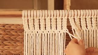 How to make a Macrame Curtain [upl. by Humbert]