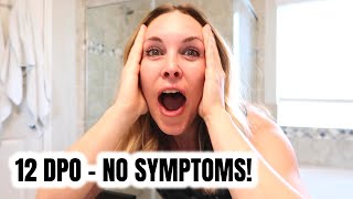 SURPRISING LIVE PREGNANCY TEST RESULTS  12 DPO  NO SYMPTOMS [upl. by Sarette]