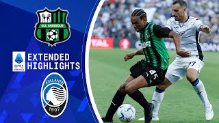 Sassuolo vs Atalanta Extended Highlights  Serie A  CBS Sports Golazo [upl. by Halvaard]