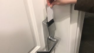 how are the locks WORK on a hotel “card swipe” door [upl. by Ayotel]