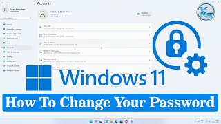 ✅ How To Change Your Password in Windows 11  Windows 11 Me Apna Password Kaise Change Kare [upl. by Setsero]