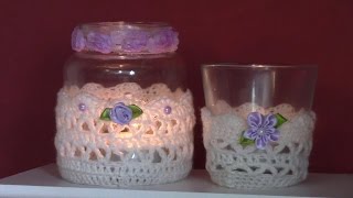 Haken  tutorial 144 romantische potjes [upl. by Elayor274]