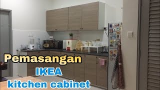 Cara pemasangan  How to install IKEA kitchen cabinet KNOXHULT [upl. by Meg]