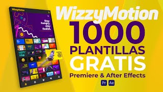 1000 Plantillas Gratis para Premiere Pro amp After Effects [upl. by Ikcir]