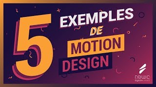 5 exemples de motion design [upl. by Vina]