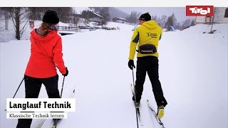 Langlauf Technik – Langlauf Klassisch lernen [upl. by Emmey]