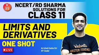 Limits and Derivatives  NCERTRD Sharma Solutions for Class 11 Maths 📖  Arvind Kalia Sir  Vedantu [upl. by Andrus]