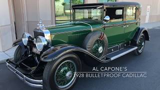 Al Capones 1928 Bulletproof Cadillac [upl. by Mychal]