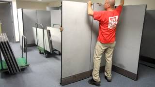 Herman Miller Install 1  office furniture [upl. by Enilec]