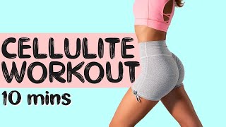 10 min CELLULITE REDUCTION WORKOUT  28 Day Challenge [upl. by Onibas337]