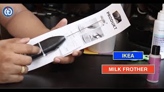 IKEA MILK FROTHER Review amp Battery Installation [upl. by Tteragram]