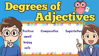 Degrees of Adjectives with Activities [upl. by Akimal280]