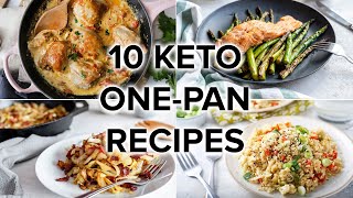 10 Keto OnePan Recipes with Easy Cleanup [upl. by Shirah]