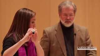 Carnegie Hall Flute Master Class Beethovens Leonore Overture No 3 [upl. by O'Rourke]