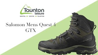 Salomon Mens Quest 4 GTX Overview [upl. by Soraya3]