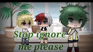 Todoroki and Bakugou ignore Deku for 48 hours sad  Gacha life [upl. by Nerval]