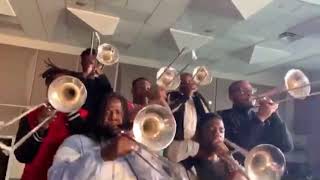 Benedict College Trombones Funk Phi Slide “Black amp Blues” [upl. by Zimmerman]