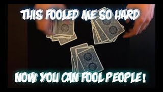 This Easy Card Trick Fooled Me IMPOSSIBLE Card Trick Performance And Tutorial [upl. by Ardy]