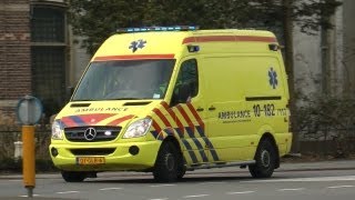 Dutch ambulance responding code 3 [upl. by Segal]