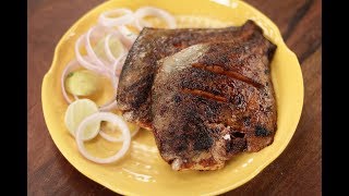 Pomfret Recheado  Sanjeev Kapoor Khazana [upl. by Eetnwahs]