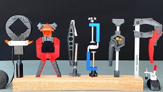 10 Amazing amp Useful WoodWorking Clamps [upl. by Cordula595]