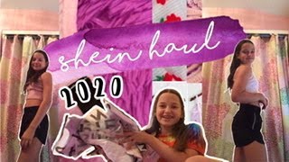 SHEIN haul  2020 teen haul crop topssweatpants tie dye sets [upl. by Adonis781]