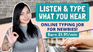 Video CAPTIONER and TRANSCRIPTION Jobs  Work from Home [upl. by Tab]