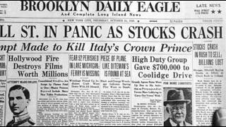 24th October 1929 Wall Street Crash begins on Black Thursday [upl. by Enelear450]