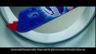 Domestos prevents lime scale up to 3x longer [upl. by Enrika]