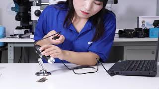 Review 1600X USB Digital Microscope Camera Endoscope Demo [upl. by Sherye421]