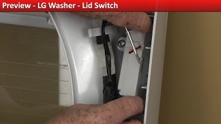 LG Washer  Lid Will Not Lock  Lid Switch Repair [upl. by Danyette281]