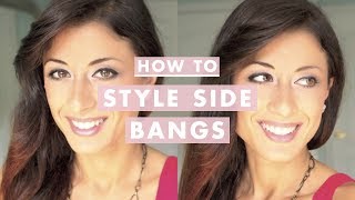 How To Style Side Bangs [upl. by Tepper41]