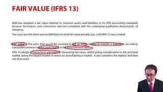 Fair value IFRS 13  ACCA Financial Reporting FR [upl. by Irrej]