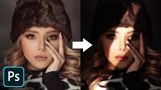 Create FAKE Sun Rays on Face with Photoshop [upl. by Leibarg]